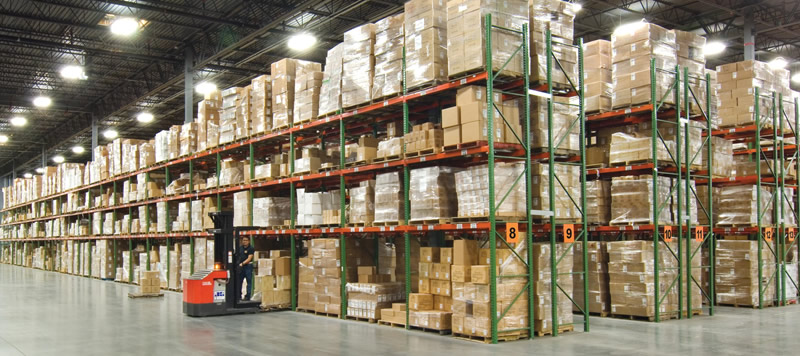 Industrial pallet racking warehouse in Charleston, South Carolina
